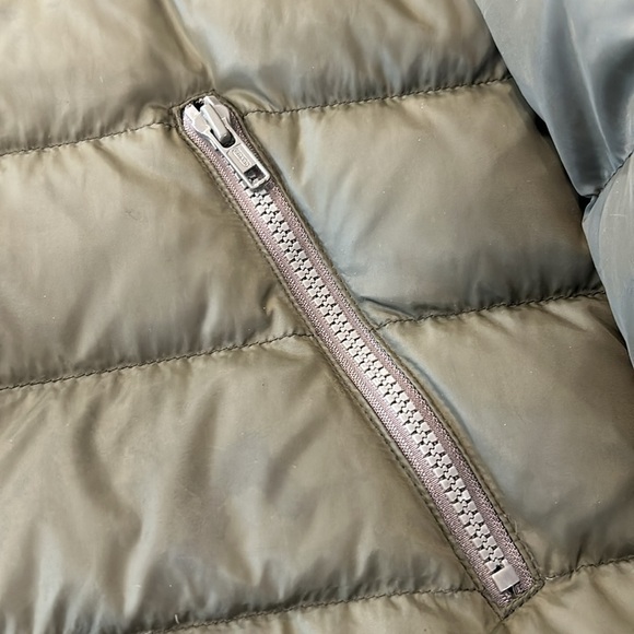 COACH Packable Reversible Lightweight Down Jacket Olive/Burnt Orange - Picture 12 of 16